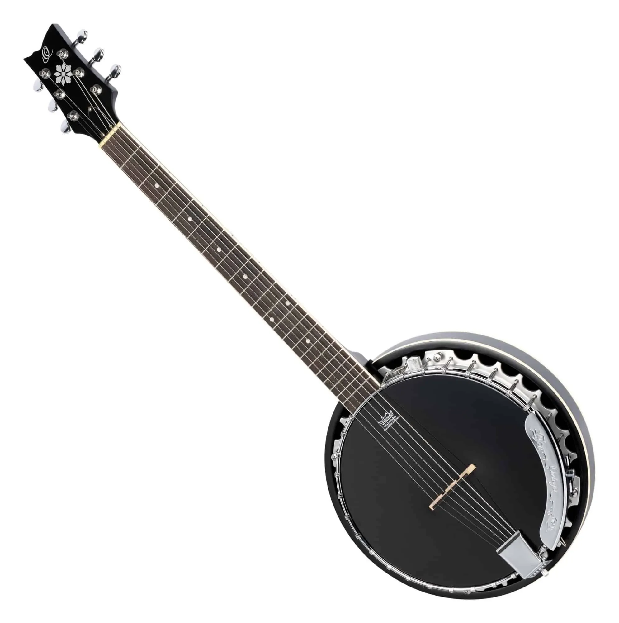 Raven Series Left-Handed 6-String Acoustic-Electric Banjo w/ Bag