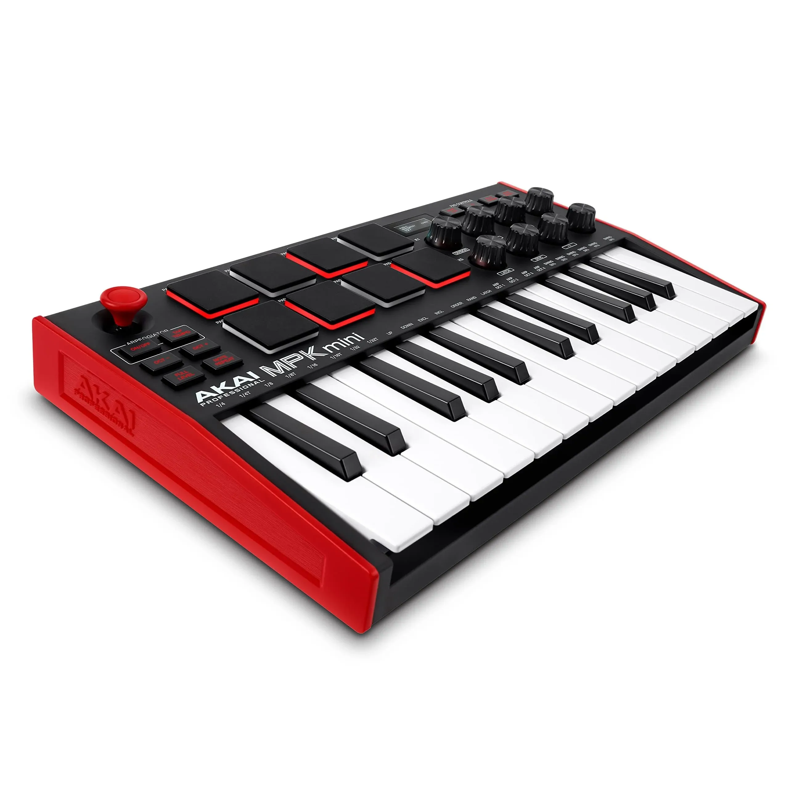 AKAI Professional MPK Mini MK3 - 25 Key USB MIDI Keyboard Controller With 8 Backlit Drum Pads, 8 Knobs and Music Production Software Included (White)