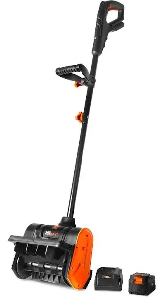 WEN 20V Max 12-Inch Cordless Snow Shovel with 5Ah Battery and Charger