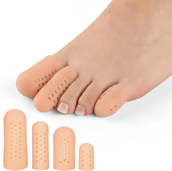 16 Pieces Gel Toe Caps, Silicone Toe Protector Toe Covers, Gel Toe Cushion