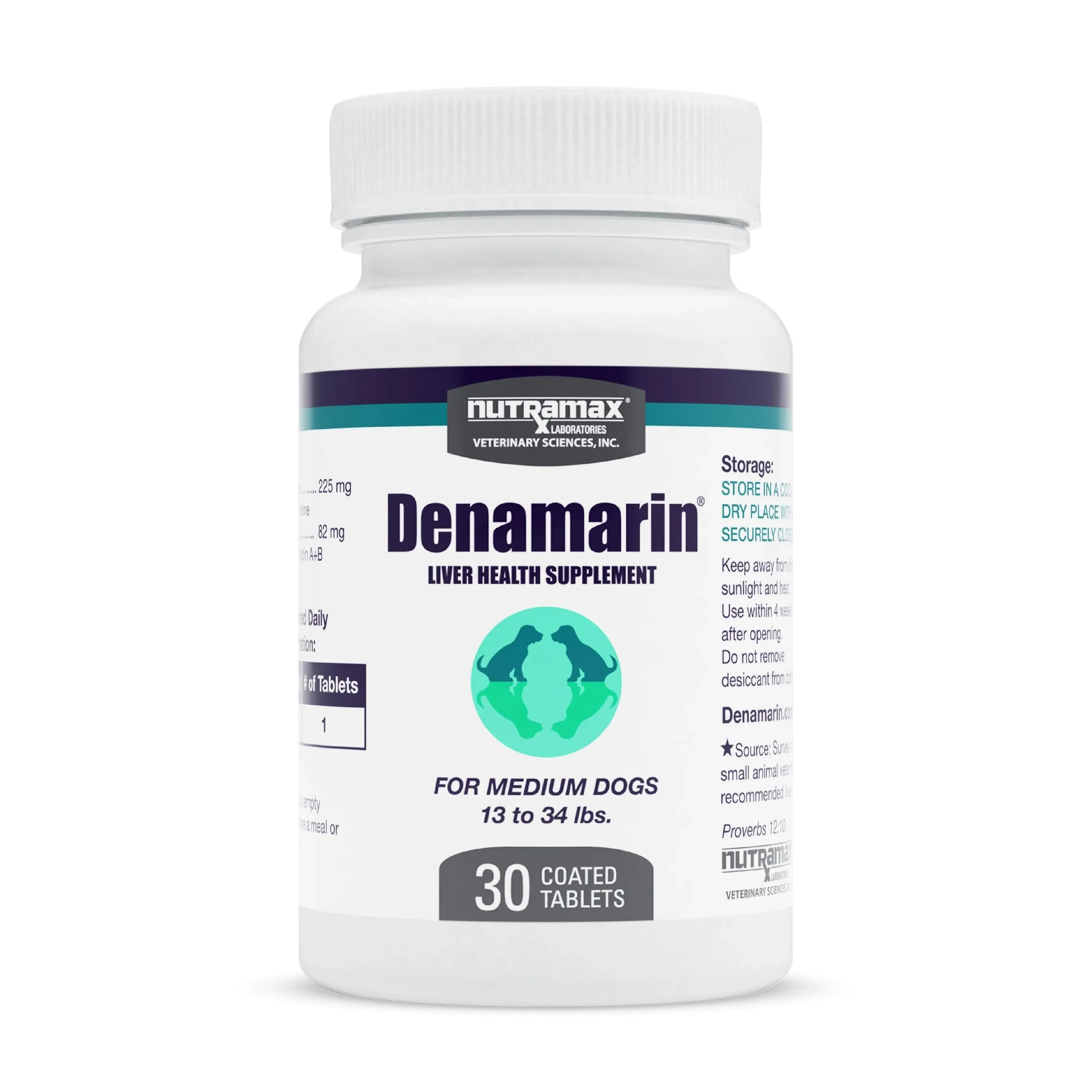 Denamarin Tablets for Medium Dogs 30 Count Bottle