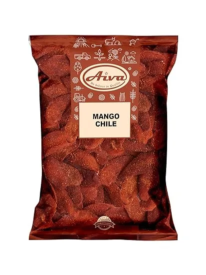 Dried Chili Mango Slices, 5 Pound. Spicy Snack!