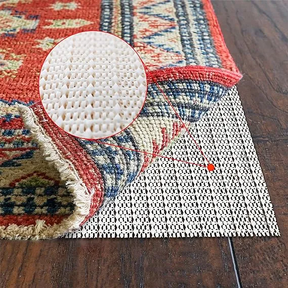 SHAREWIN 5x7 Anti Slip Area Rug Pad for Any Hard Surface Floors Rug Gripper for Hardwood Floors Keep Your Rugs Safe and in Place