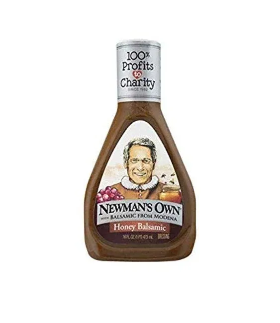 "Newman's Own Creamy Balsamic Salad Dressing (Pack of 3) 16 oz Bottles"