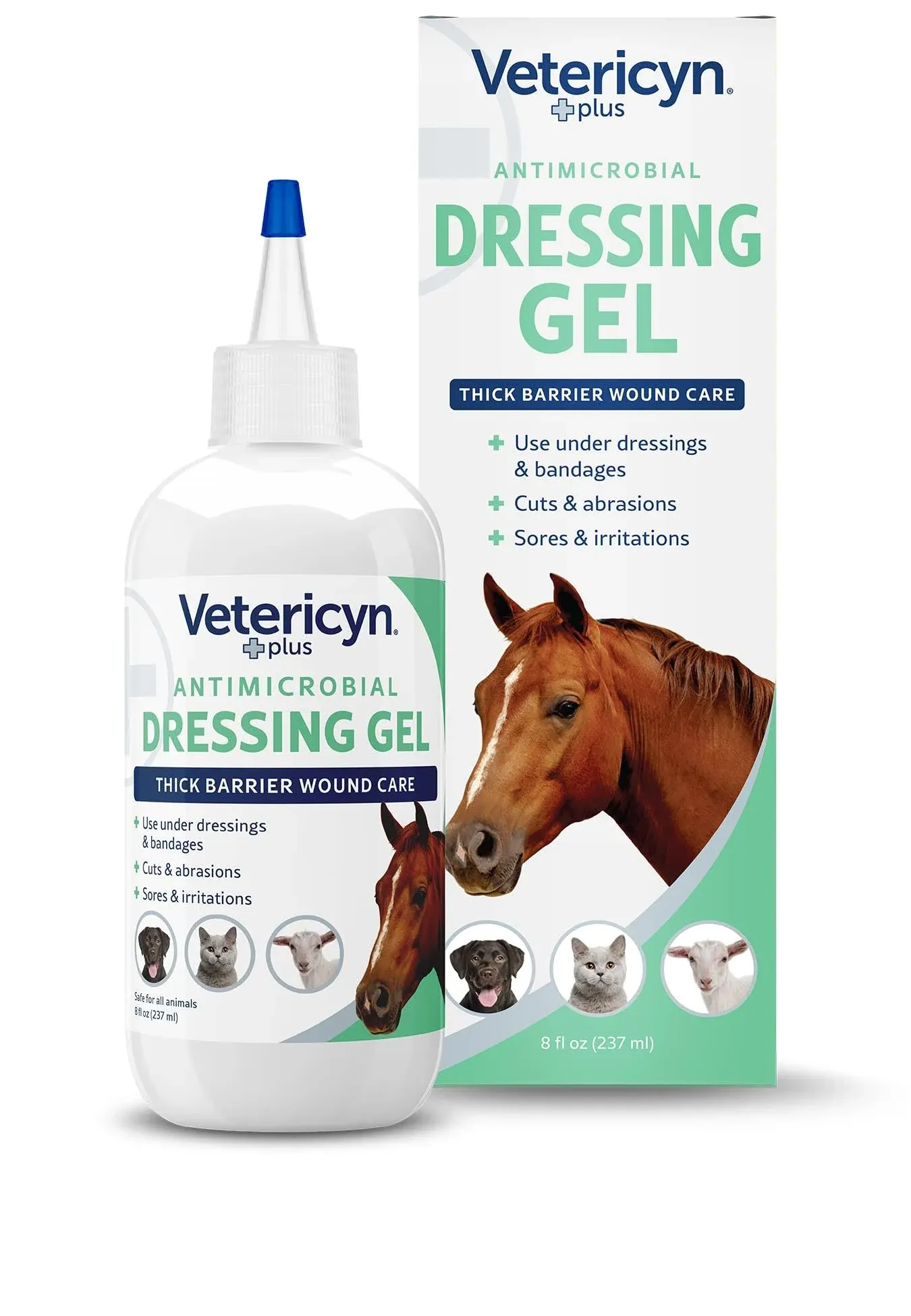 Vetericyn Plus Antimicrobial Dressing Gel - 8 oz