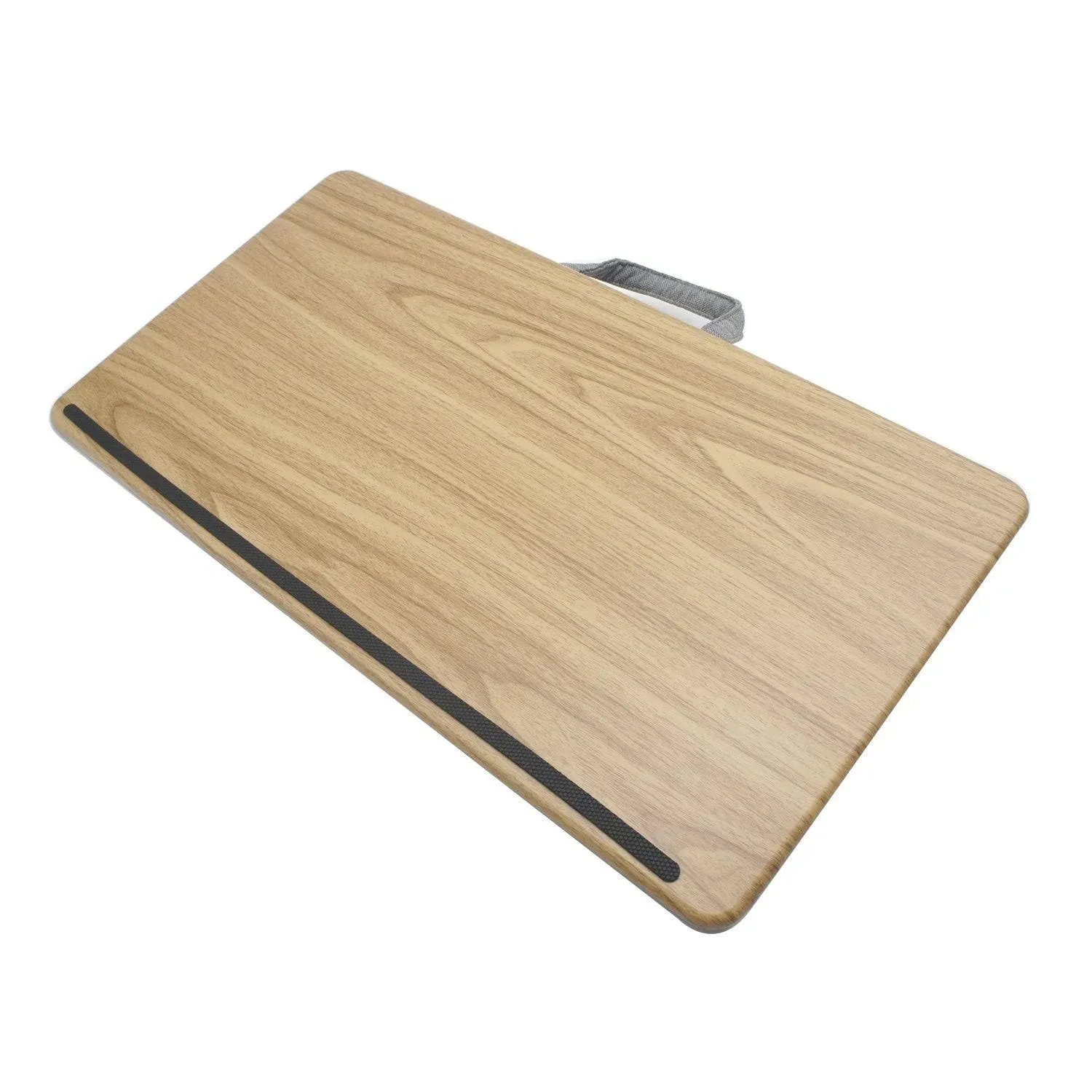 Wooden Bamboo Lap Desk: 4-Way Use, Lightweight for Home & Office