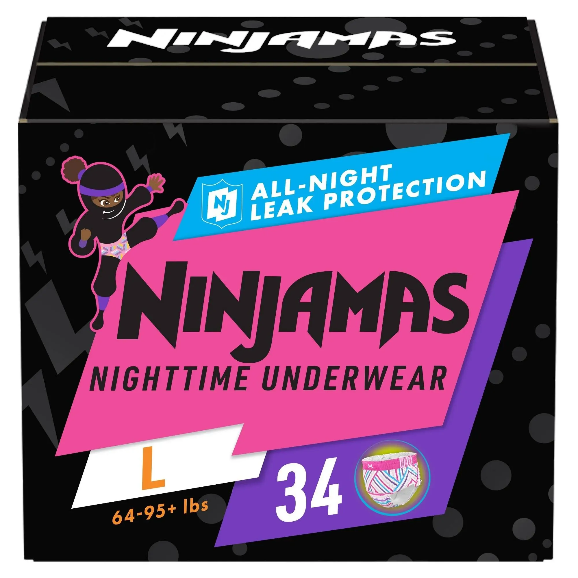 Pampers Ninjamas Bedwetting Underwear Nighttime