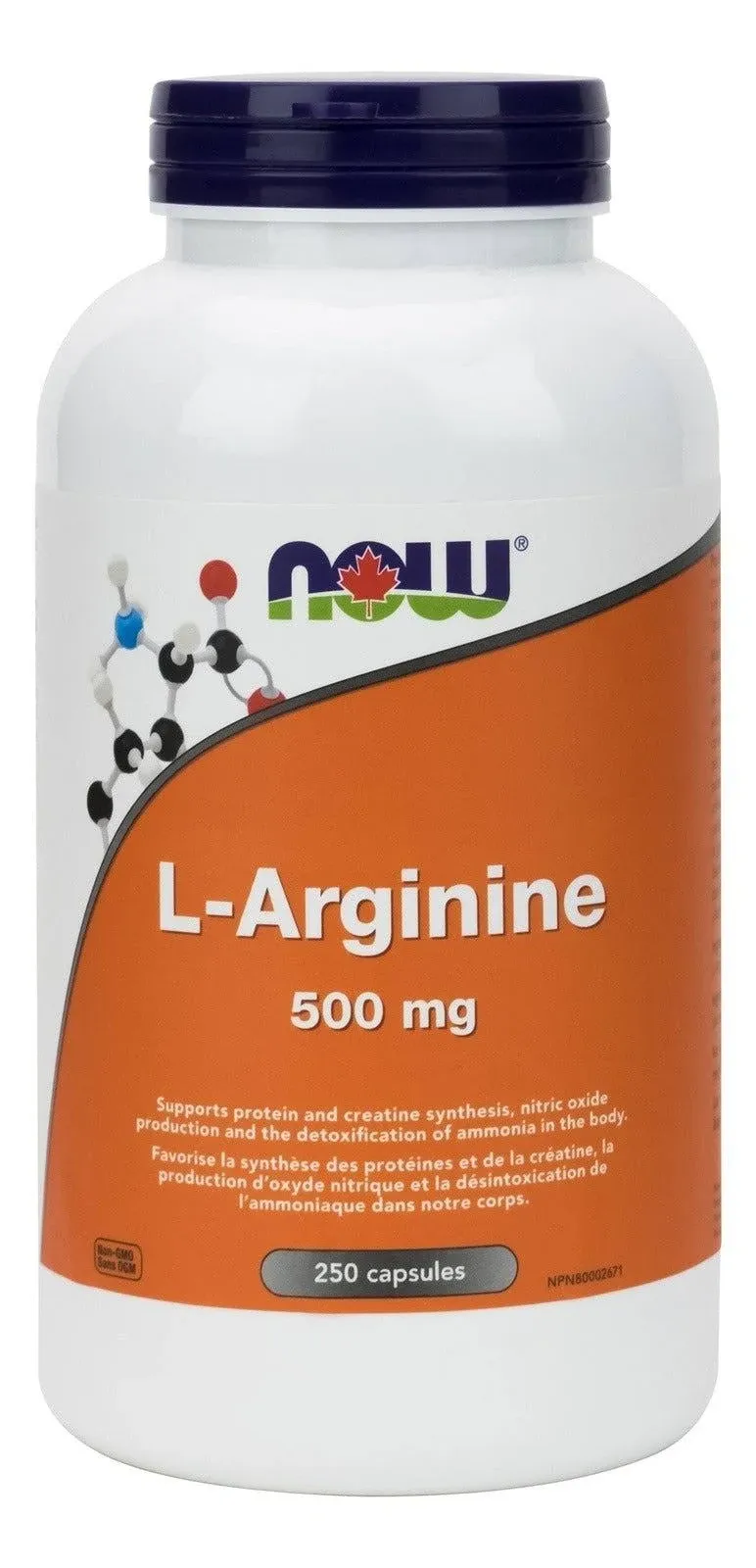 Now L Arginine 500 mg