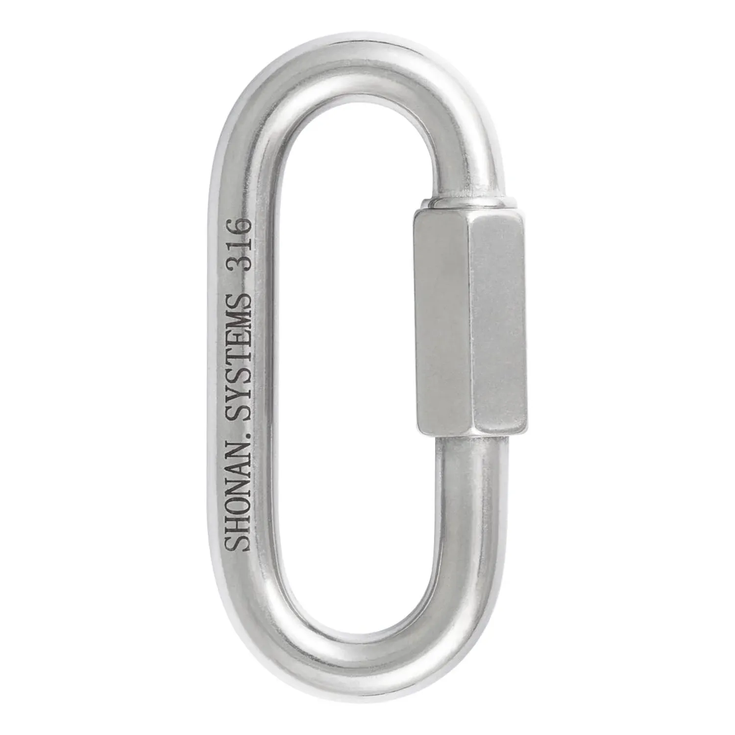 4.16 Inch Heavy Duty Chain Quick Links- Locking Carabiners 2517 Lbs, 1 Pack