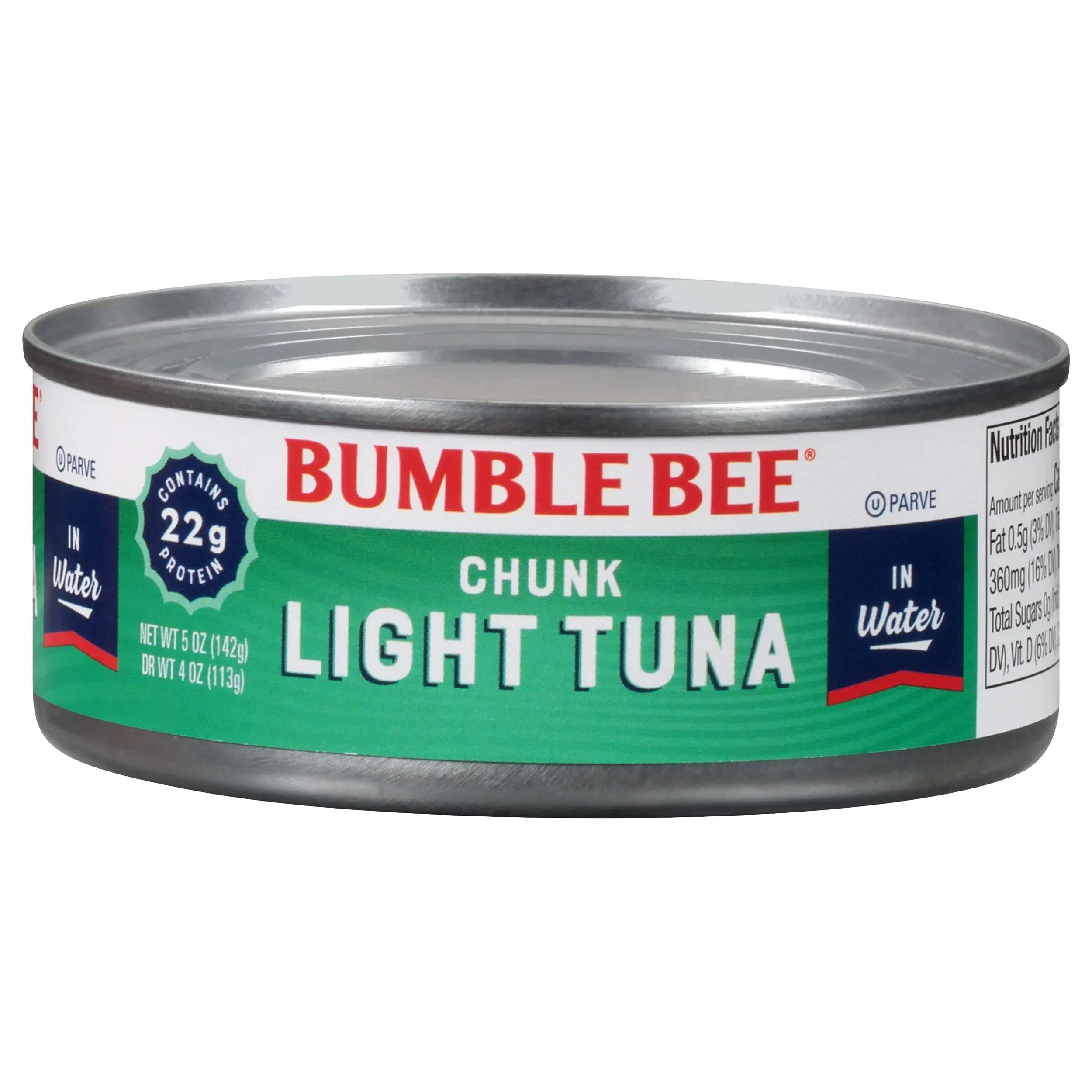 Bumble Bee Chunk Light Tuna In Water 5 oz Cans Pack of 24 Wild Caught Skipjack