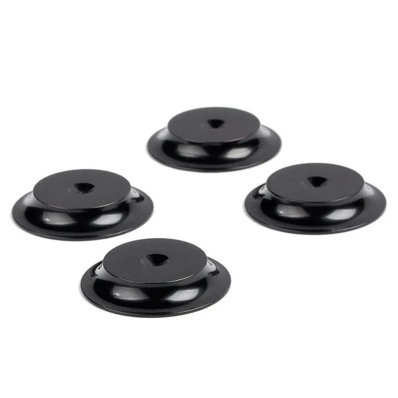 Sonic Saucers  Isolation Discs Set of 4 Black