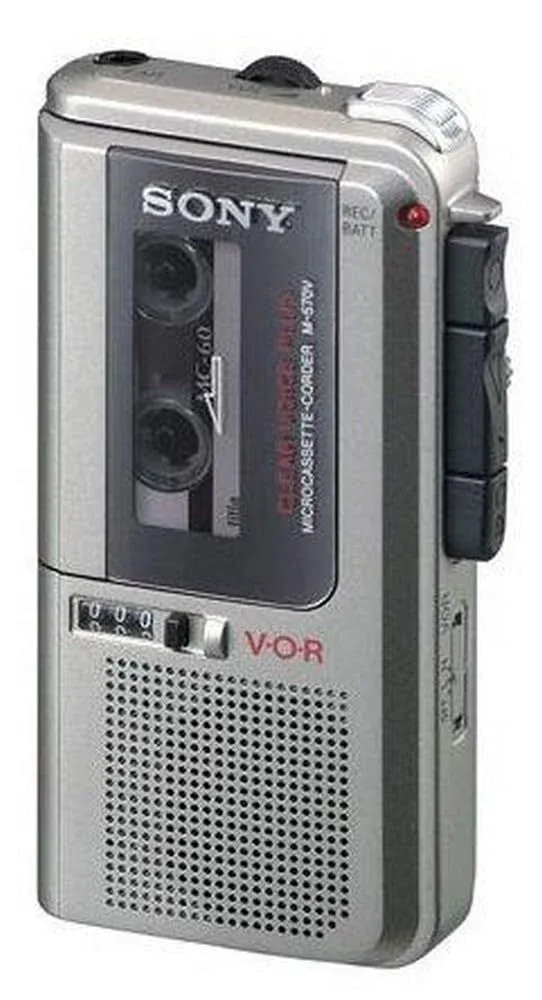 NEW Sony Microcassette Recorder Clear Voice Plus &amp; VOR System M-570V NIB