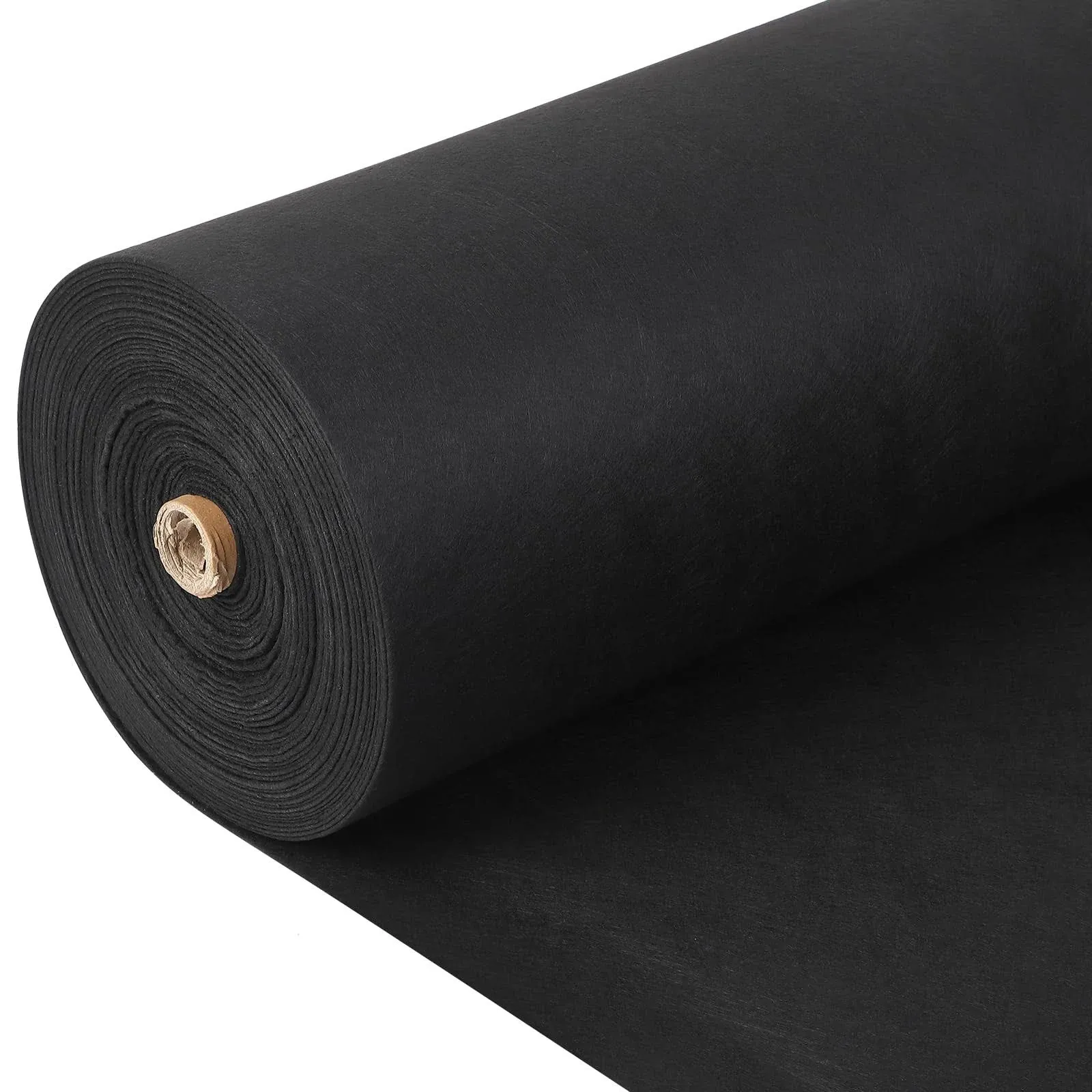 Towallmark Geotextile Landscape, 6ft x 100ft & 6oz Geotextile Fabric, PP Drainage 350N Tensile Strength & 440N Load Capacity, for Driveway & Road Stabilizationr, Erosion Control, French Drains