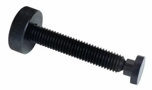 Knurled Knob Swivel Screw Clamp With Large Pad - 3/8-16 X 1-15/16