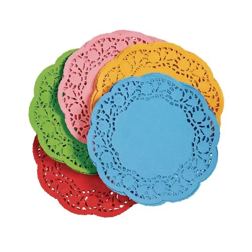 Colorations® 6&#034; Assorted Round Doilies - Pack of 120