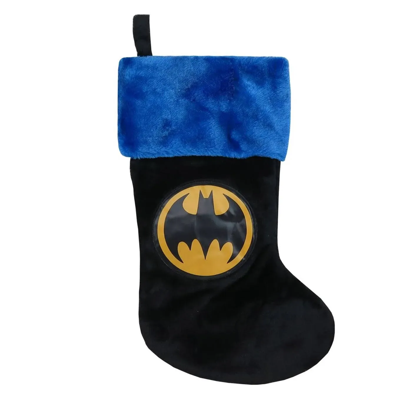 Batman™ Logo Plush Applique Stocking