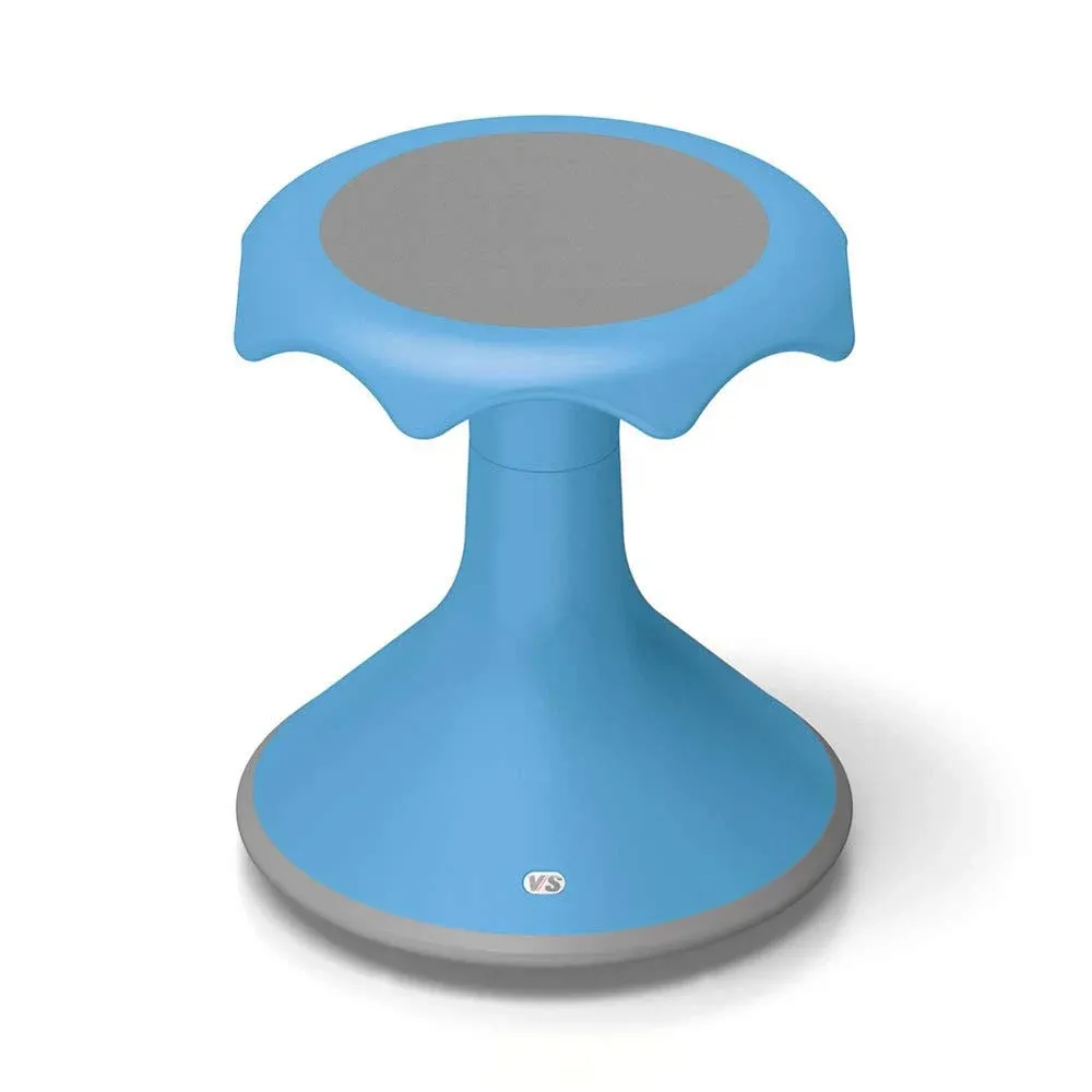 VS America Hokki Stool, Flexible Ergonomic Seating Stool 15 inch, Light Blue 