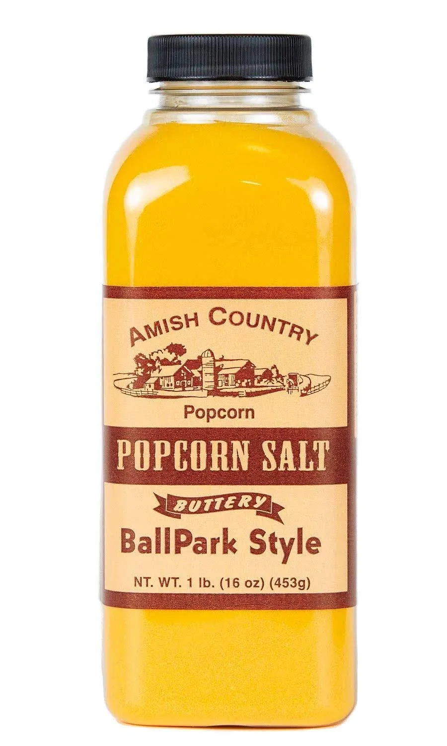 Amish Country Popcorn | Ballpark ButterSalt Popcorn Salt - 16 oz | Old Fashioned