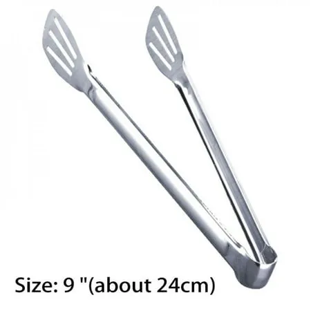 Stainless Steel Food Tongs Kitchen Tongs Utensil Cooking Tong Clip Clamp Accessories Salad Serving BBQ Tools