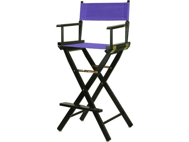 Casual Home 30" Director's Chair Black Frame, Green Canvas