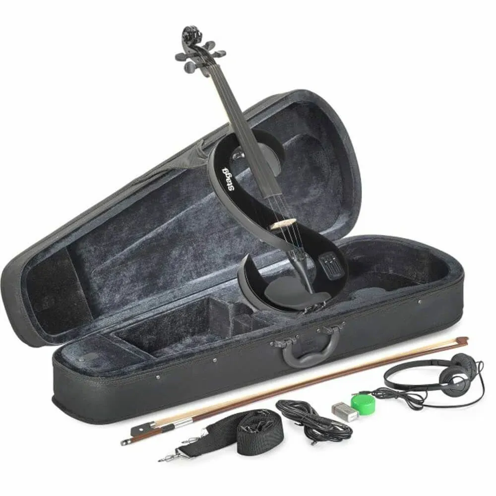 Stagg EVN 4/4 Electric Violin (Black)