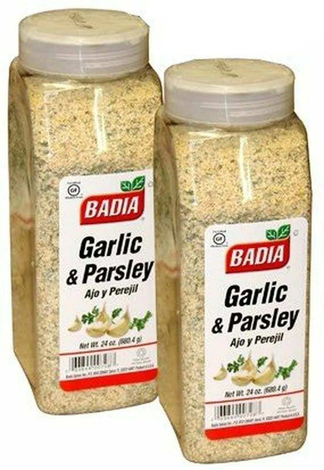 Badia Garlic and Parsley. 24 oz container.Pack of 2