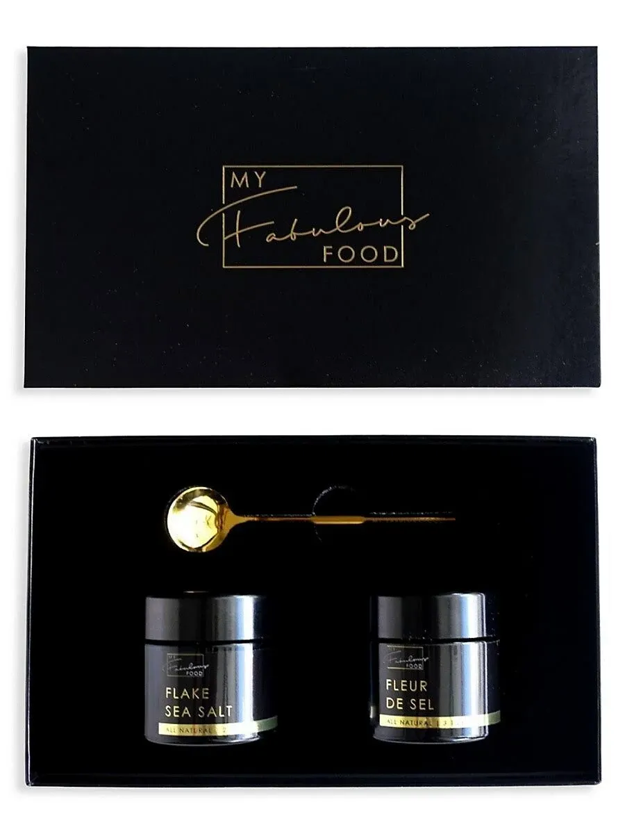 Luxury Fleur de Set & Flake Sea Salt Duo 