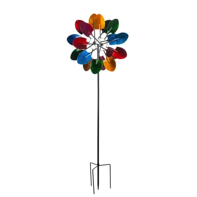 Evergreen,Wind Spinners,72&#034;H Wind Spinner, Multicolored Shovels