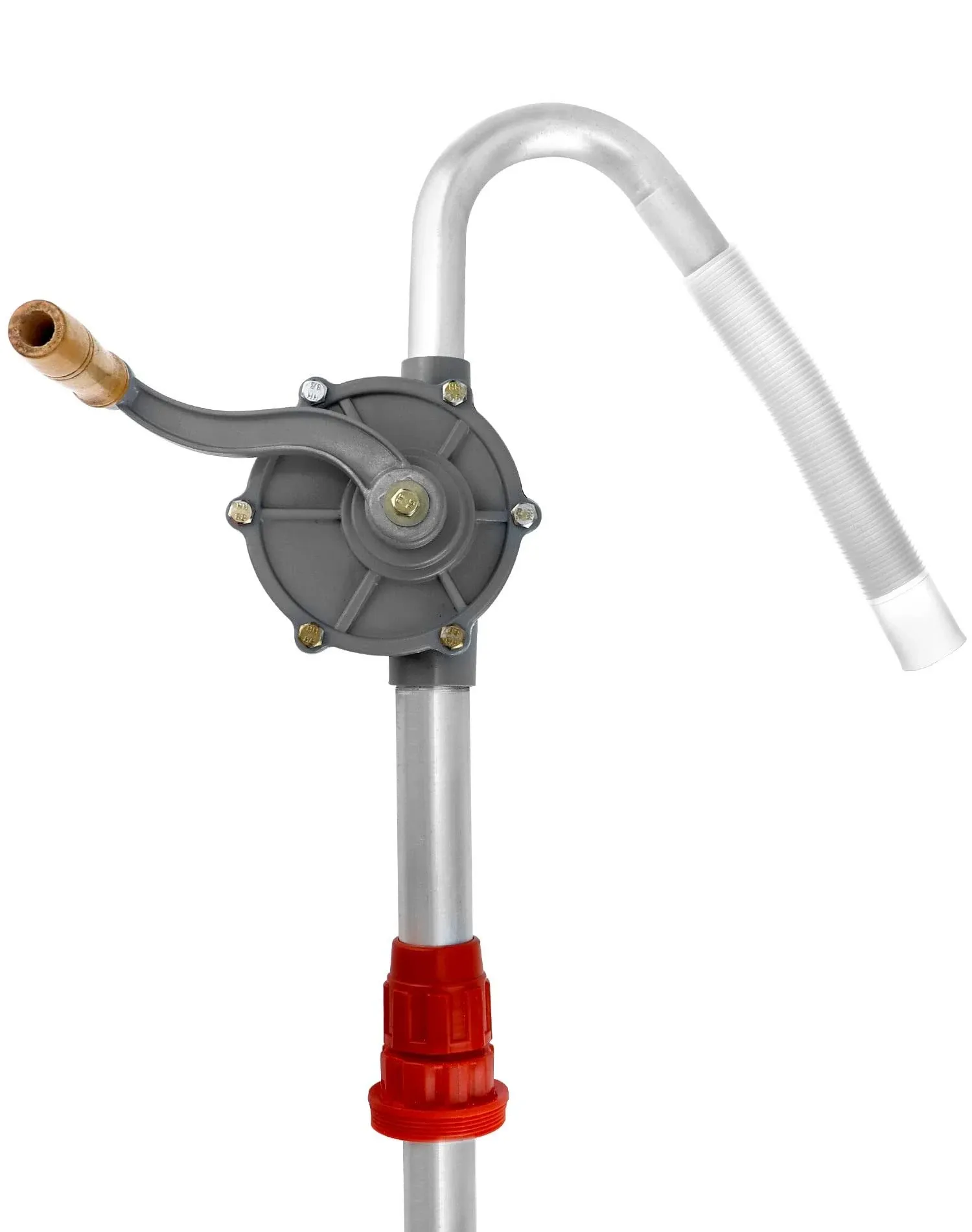 Aluminum Drum Rotary Hand Pump, Barrel Hand Crank Oil Gas Barrel Rotary Oil Fuel