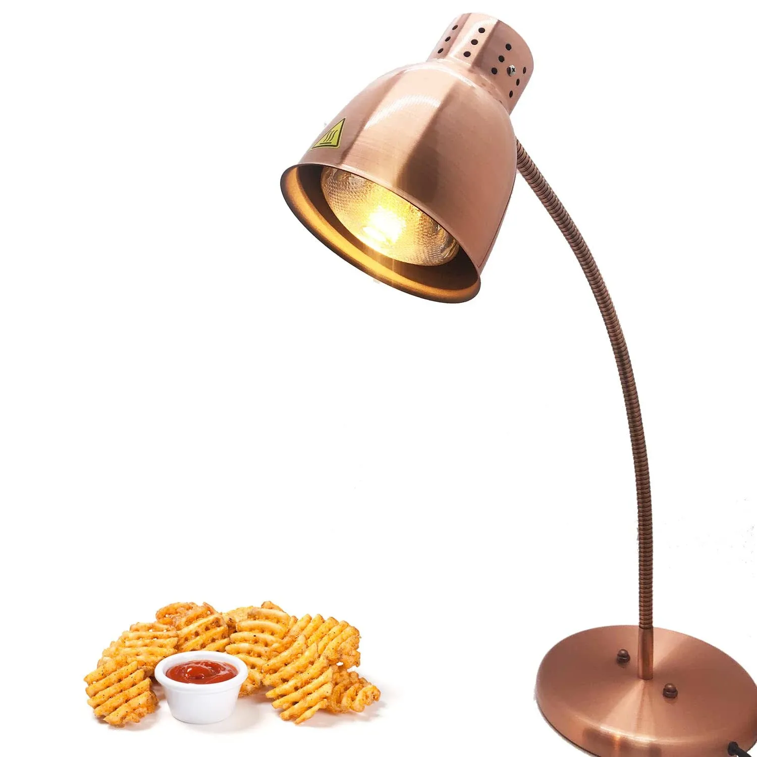 Freestanding Food Heat Lamp with 250w Bulb Food Warmer Light Heating Food Lam...