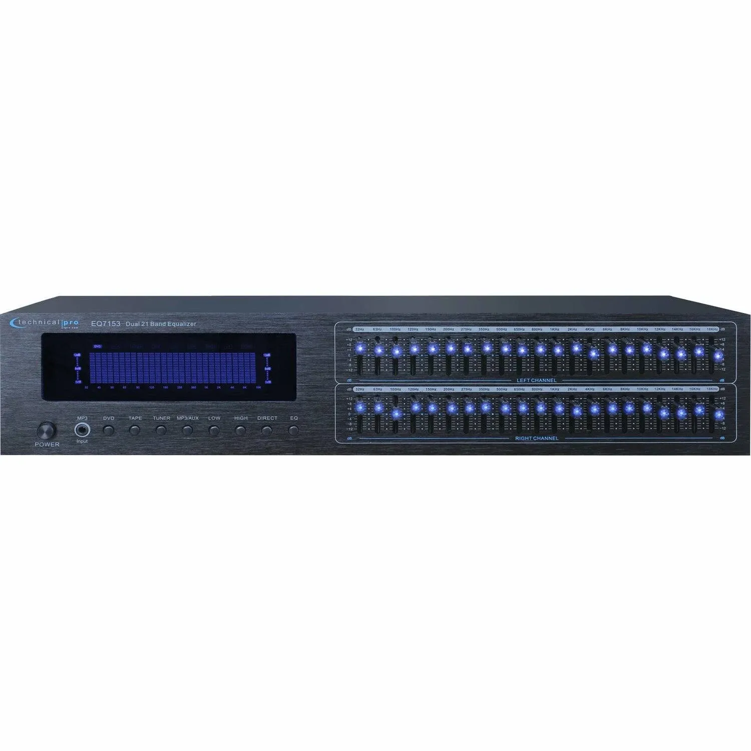 Technical Pro EQ7153 Dual 21 Band Professional Equalizer