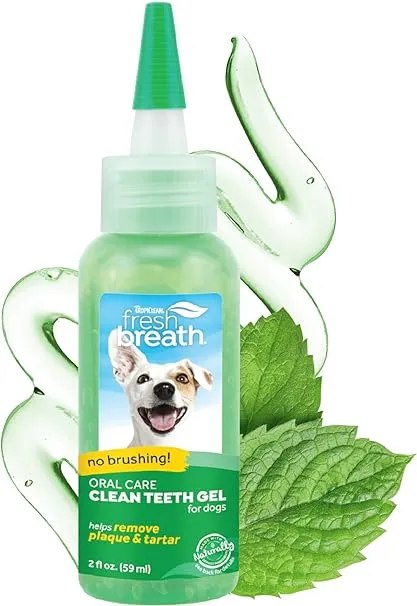 TropiClean Fresh Breath Clean Teeth Oral Care Gel