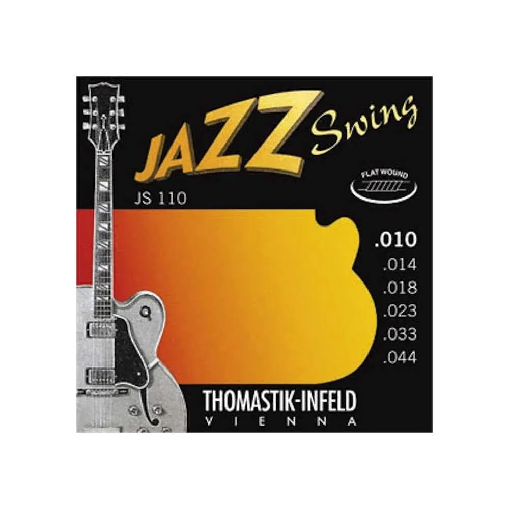 Thomastik-Infeld	JS110 Jazz Swing Flatwound Electric Guitar Strings - Extra Light (.10 - .44) | Reverb