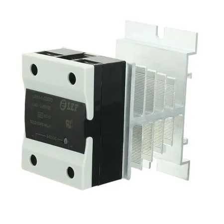 25A DC/DC 5-32V to 12-250V SSR Thermal Compound Solid State Relay + Heat Sink