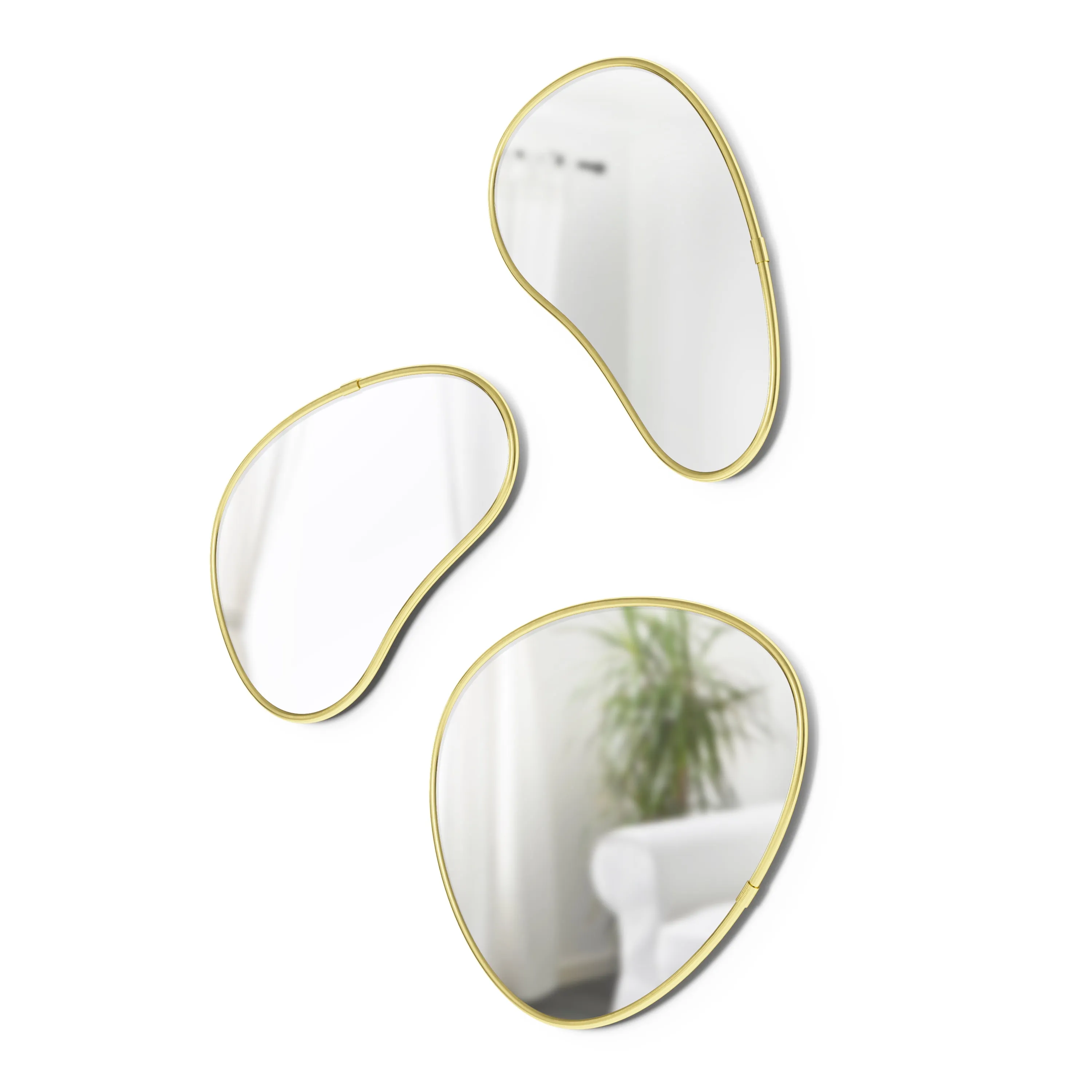 Umbra Hubba Pebble Mirrors Set of 3