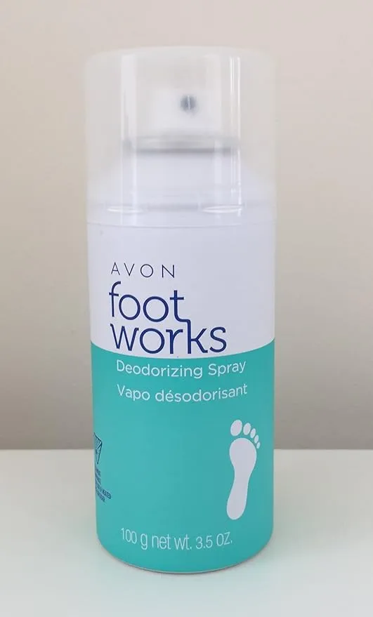 Avon Foot Works Deodorizing Spray 3.5 oz