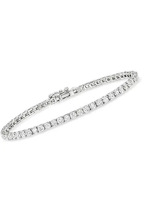 Ross-Simons 3.00 ct. t.w. Lab-Grown Diamond Tennis Bracelet in Sterling Silver  | eBay