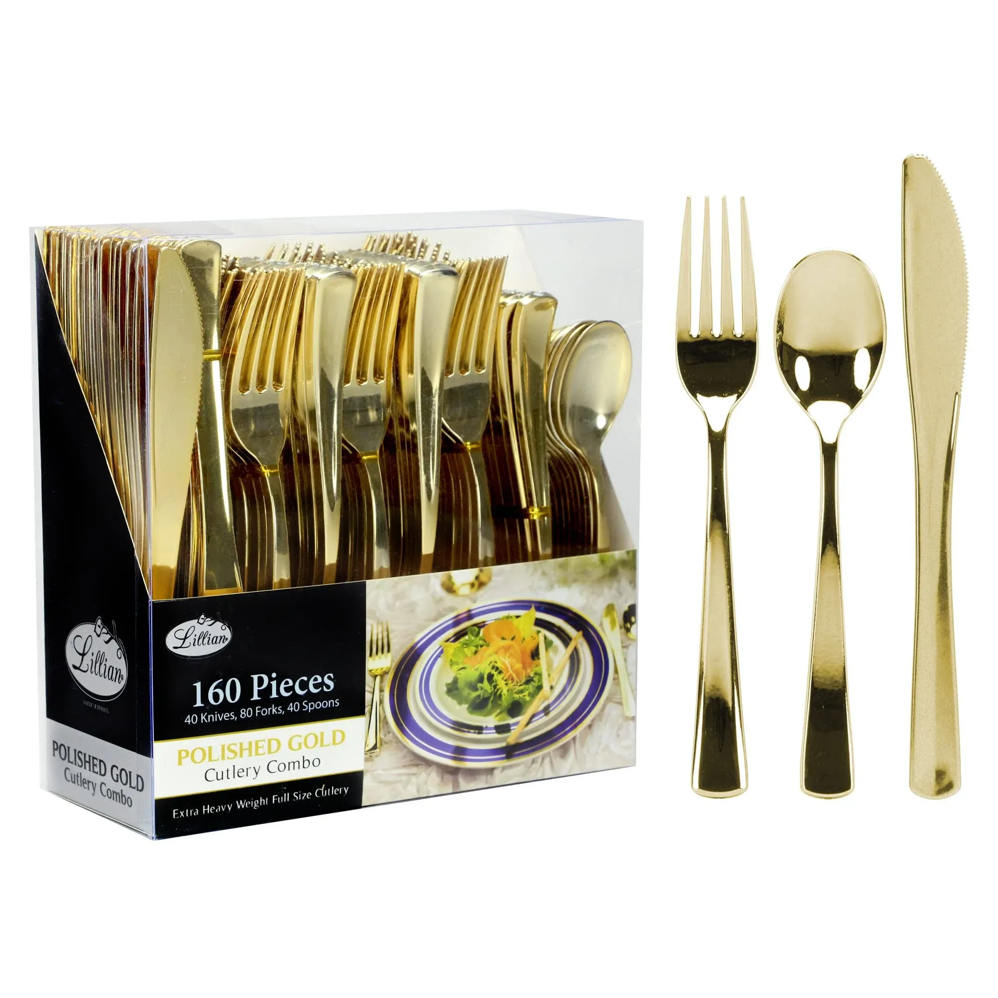 Lillian Tablesettings 37283 Plastic Cutlery Full Size