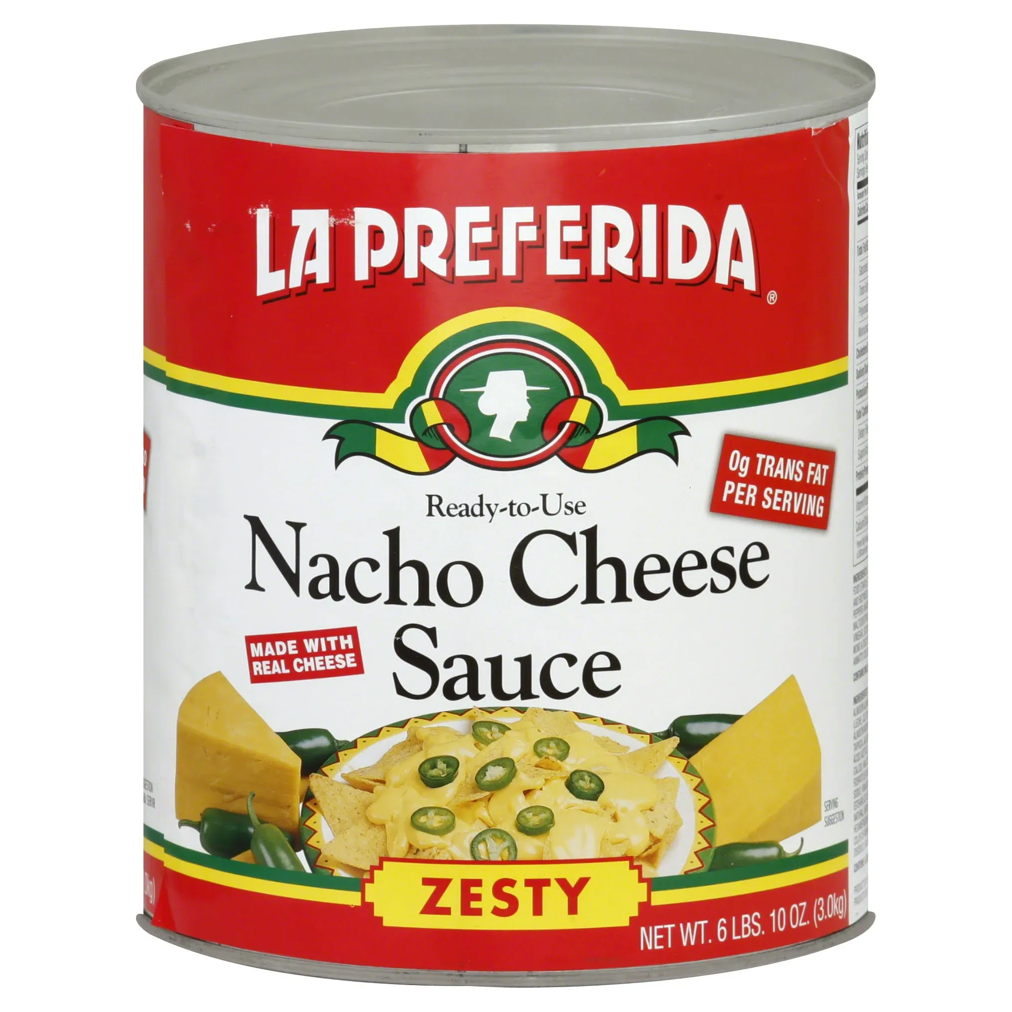 La Preferida Nacho Cheese Sauce Zesty Gluten Free - 15 Oz - Pack of 6