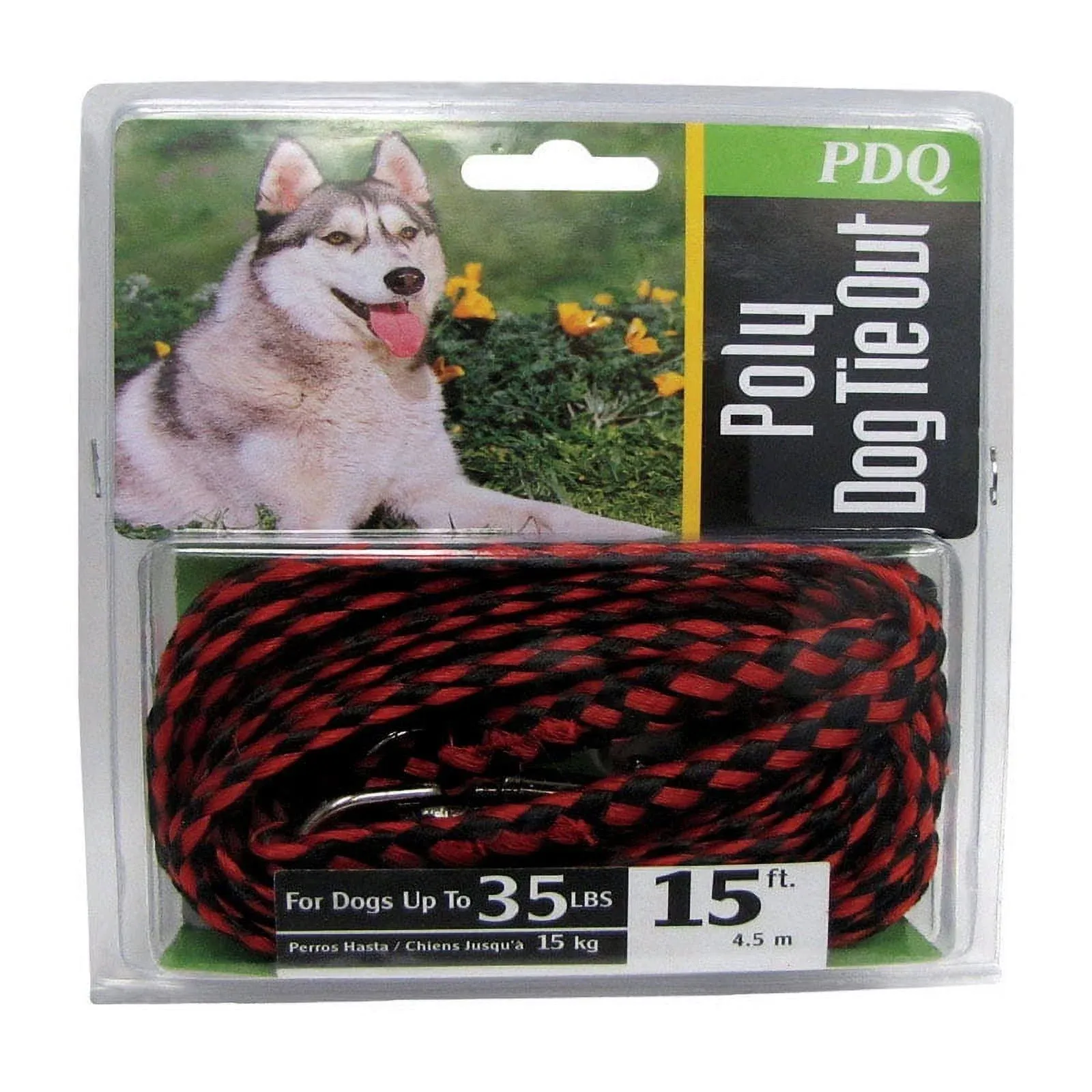 Petedge Boss Pet 15 Medium Poly Rope Dog Tie Out