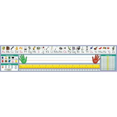 North Star Teacher Resources Adhesive Primary Traditional Manuscript Desk Plates