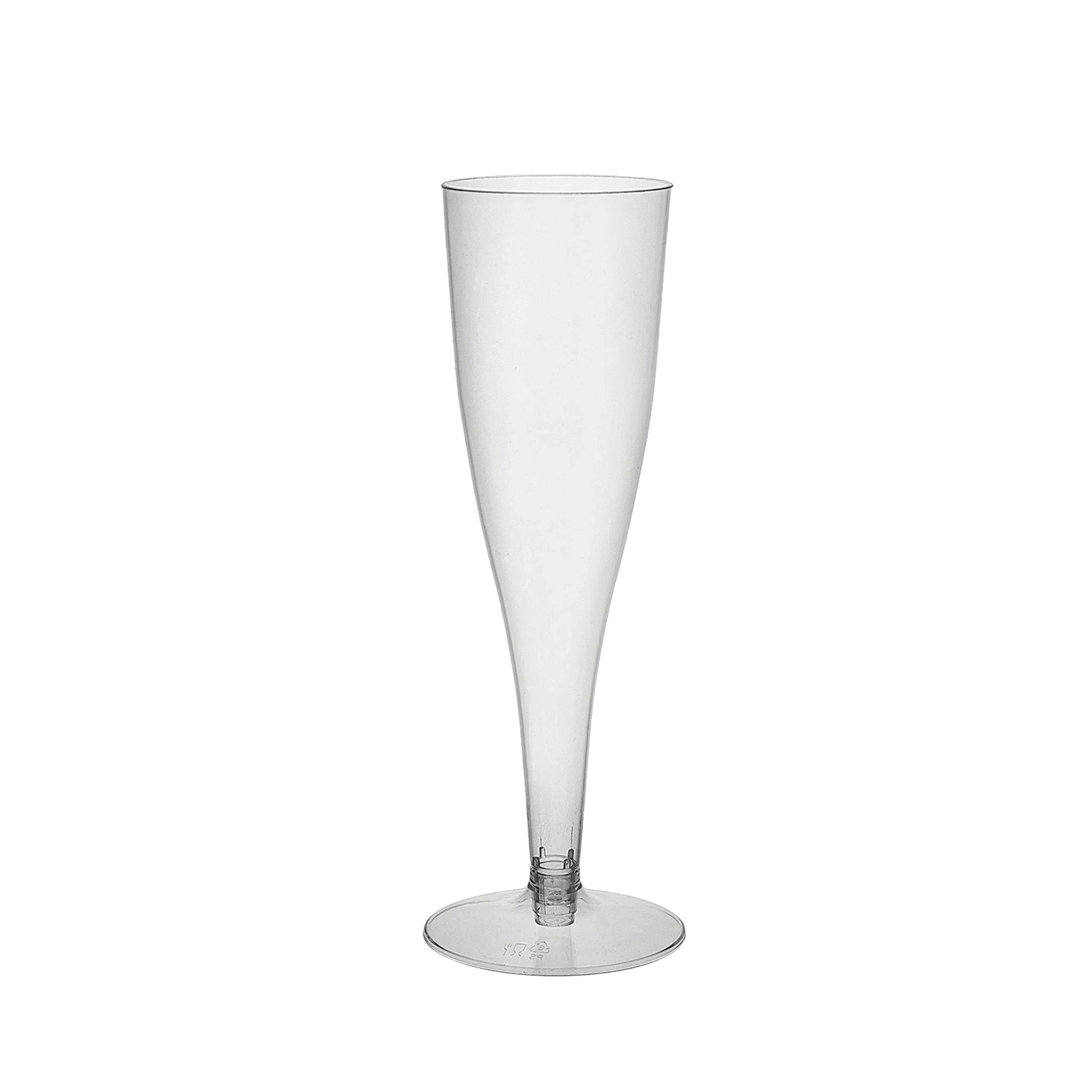 Party Essentials Disposable Classic 2-Piece Champagne Flutes