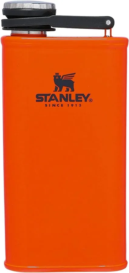 Stanley Classic Easy Fill Wide Mouth Flask | 8 oz (Blaze Orange)