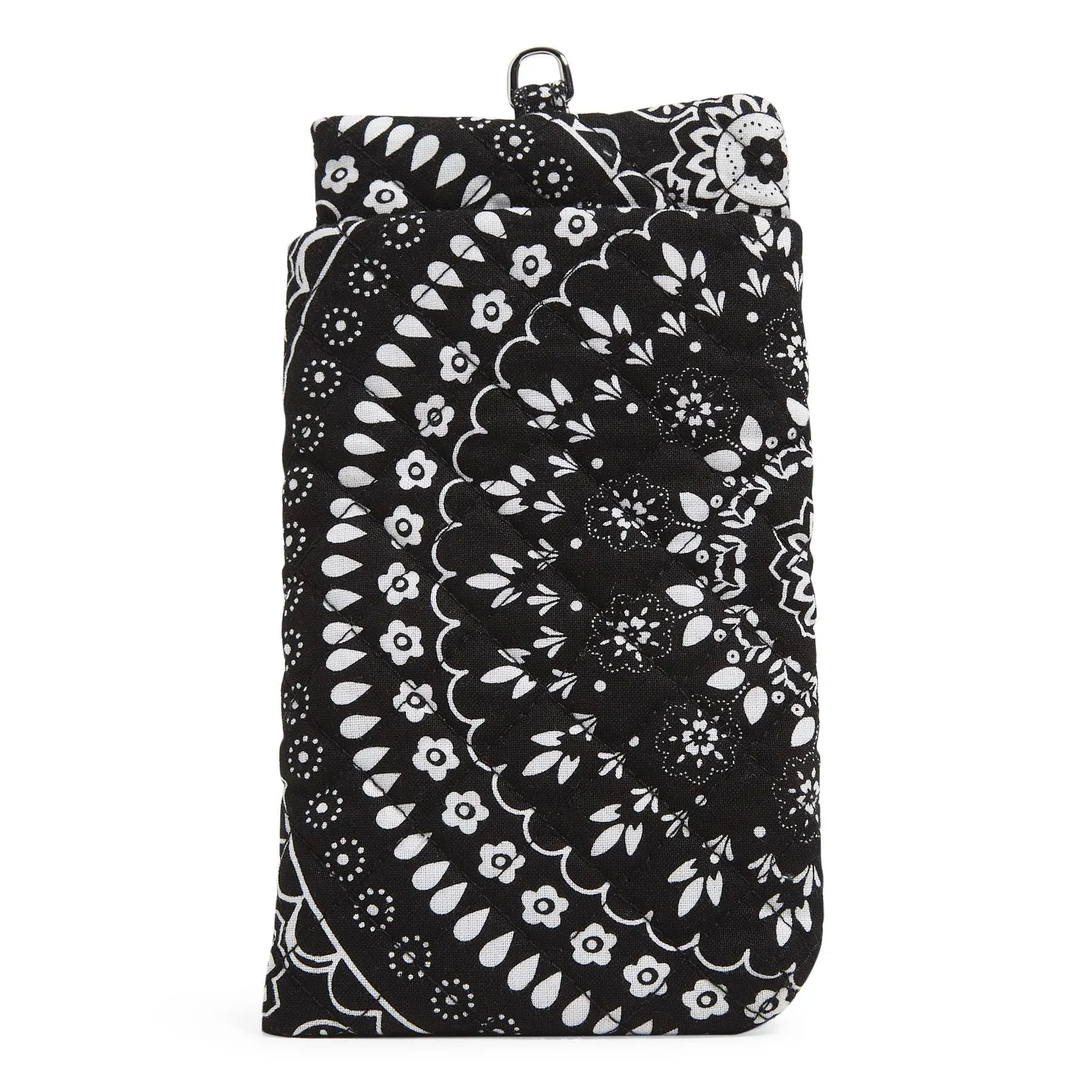 Vera Bradley Women's Cotton Double Eye Case Black Bandana Medallion