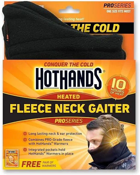 HotHands Heated Fleece Neck Gaiter