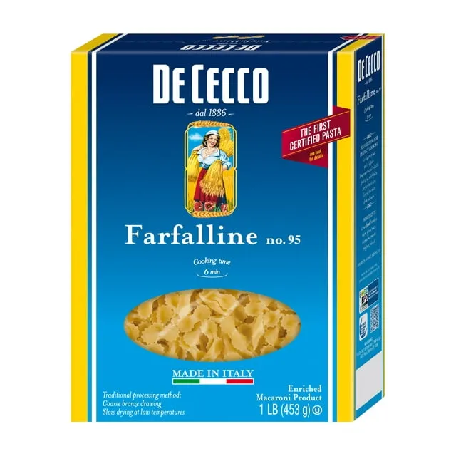 De Cecco Farfalline, #95, 1 lb | 453g