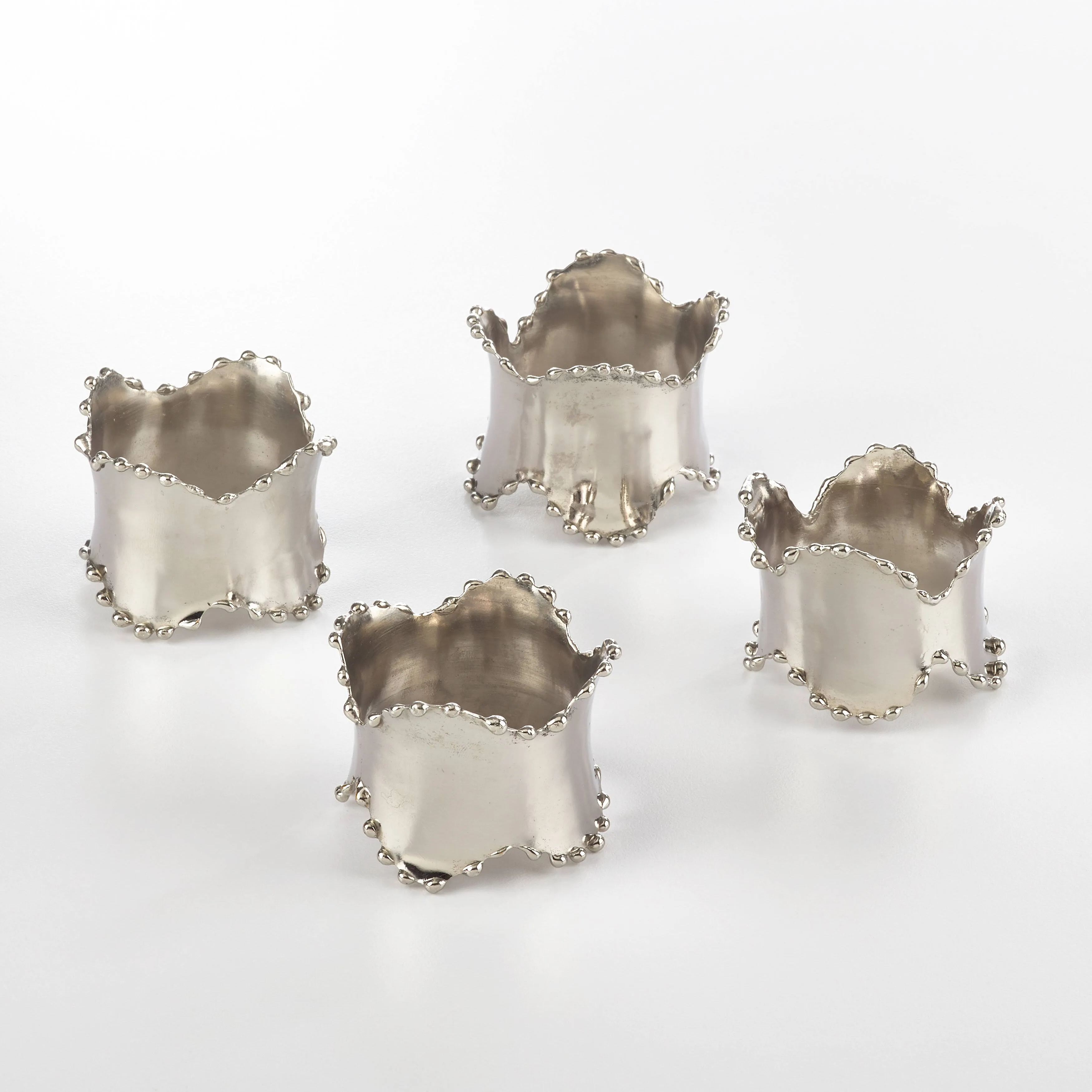 Saro Collection Classic Design Napkin Ring Set of 4