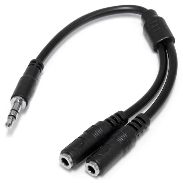 StarTech.com Slim Stereo Splitter Cable