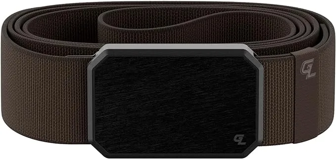 Groove Life Groove Belt Men's Stretch Nylon Belt with Magnetic Aluminum Buckle, Lifetime Coverage