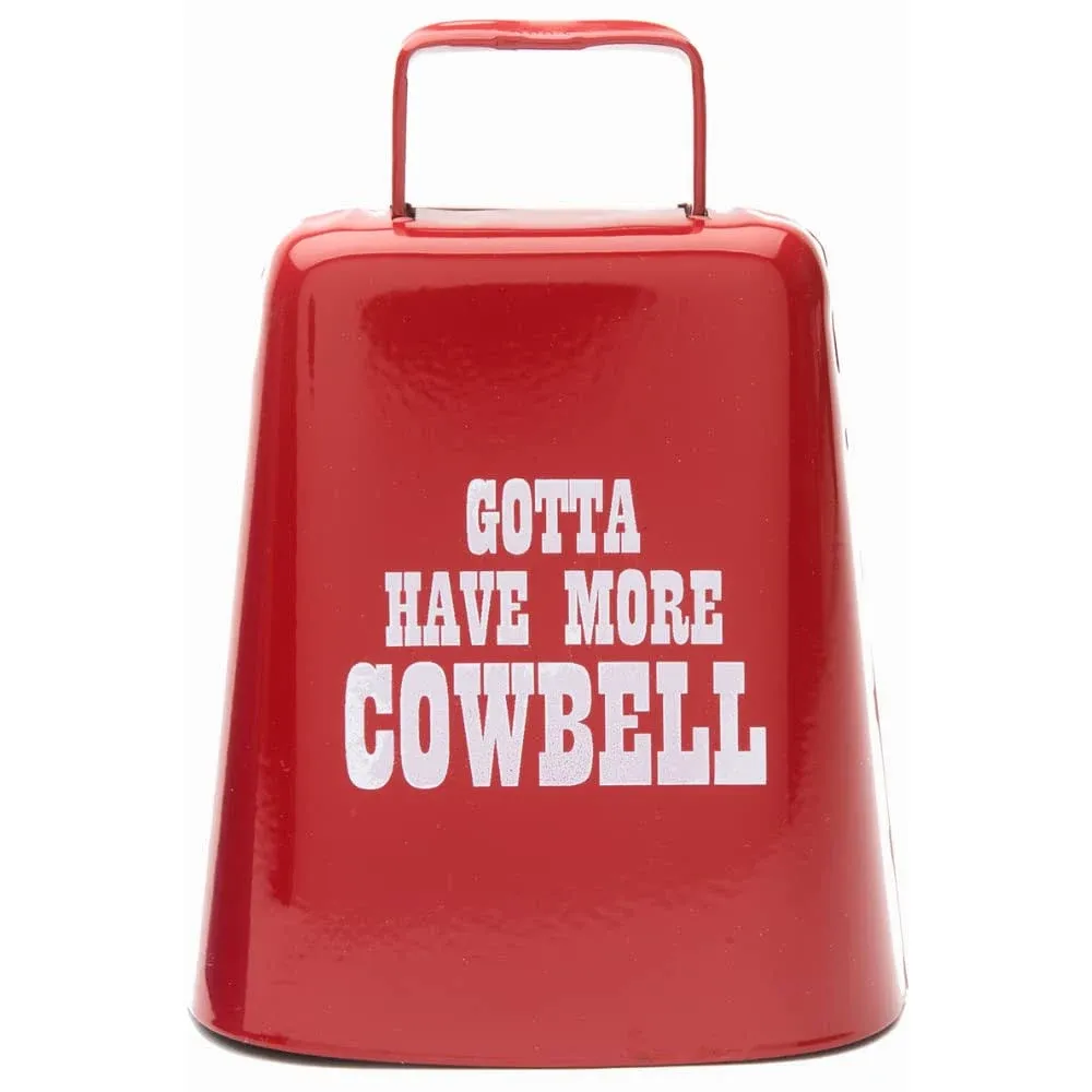 Bevin Bells Gotta Have More Cowbell (Medium) | Kentucky Cow Bell w/Red Color ...